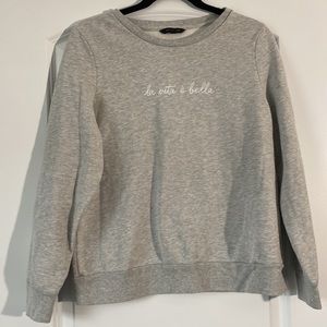 Banana Republic La Vita e Bella Crew Neck Sweatshirt Size Medium